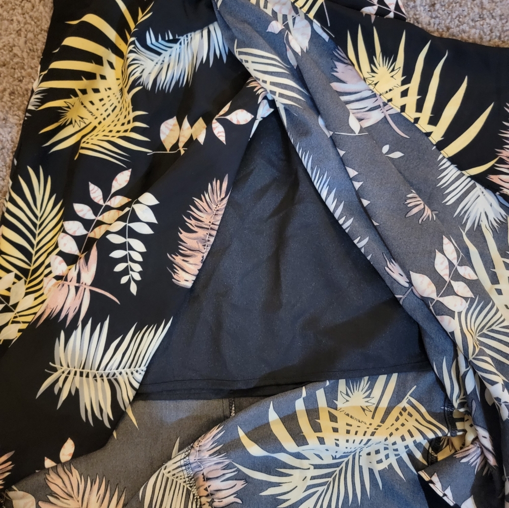 Strapless Palm Dress